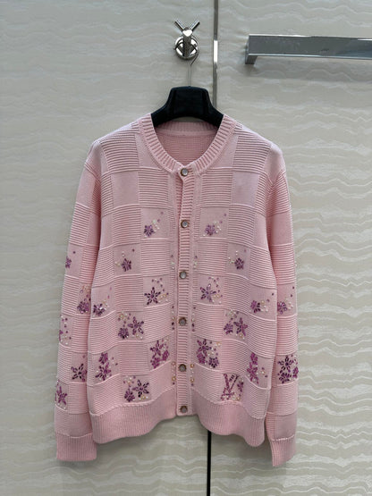 Louis 25fw jacquard cardigan