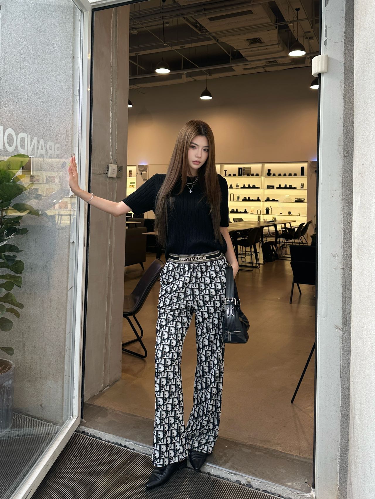 CD 25fw jacquard pants