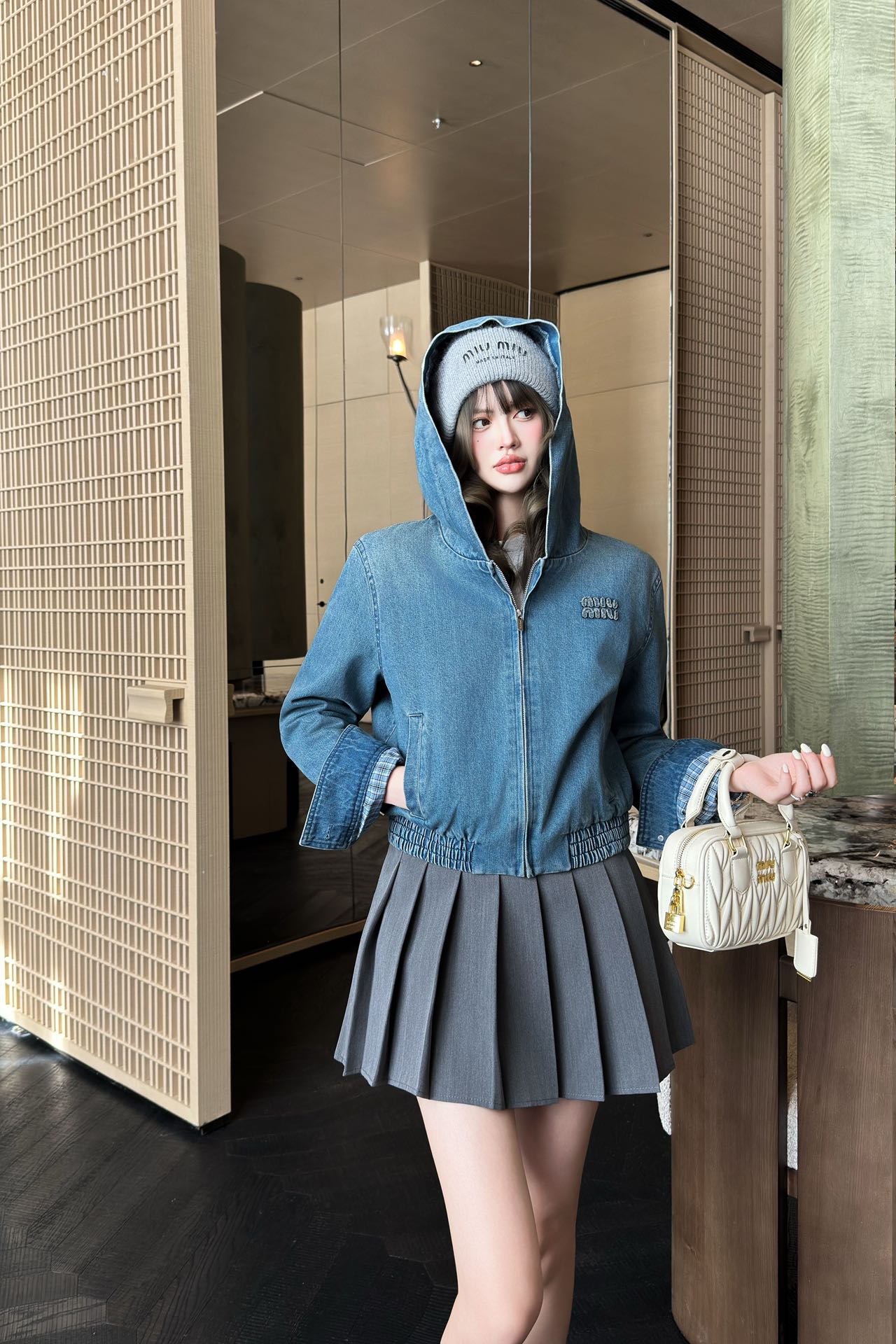 Miu 25fw denin jacket