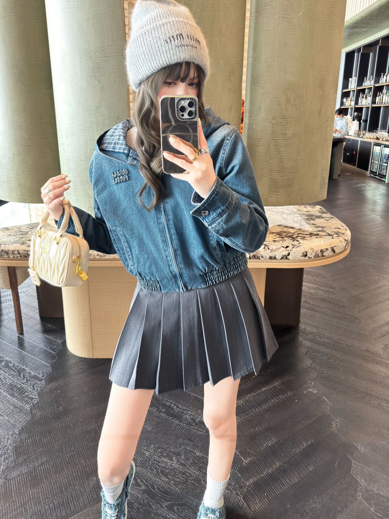 Miu 25fw denin jacket