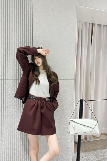 Loe 25fw pleated skirts