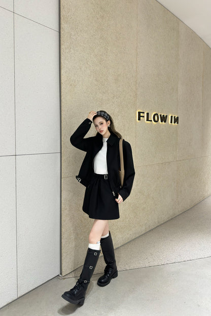 Loe 25fw pleated skirts