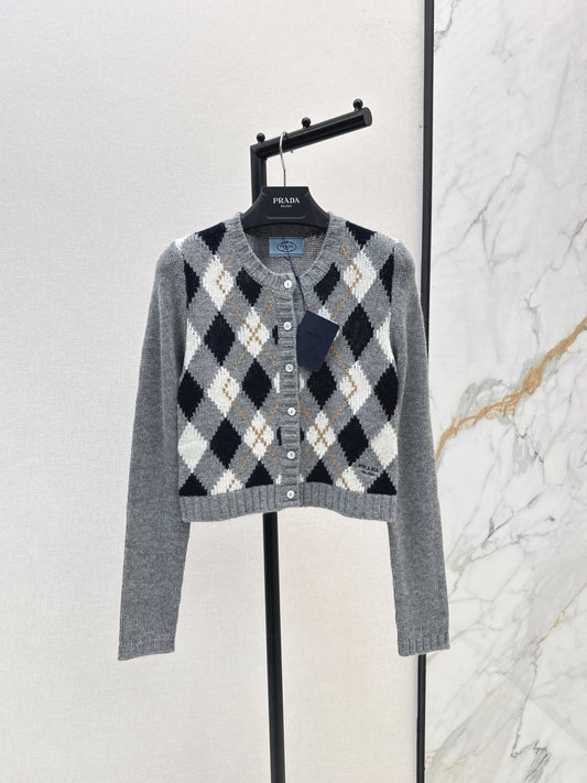 Pra 25fw knitted cardigan