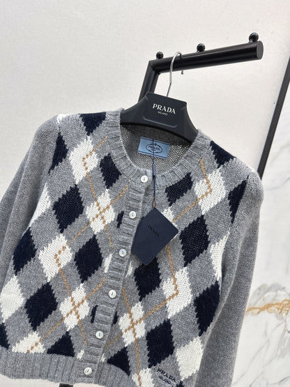 Pra 25fw knitted cardigan