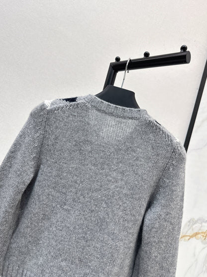 Pra 25fw knitted cardigan