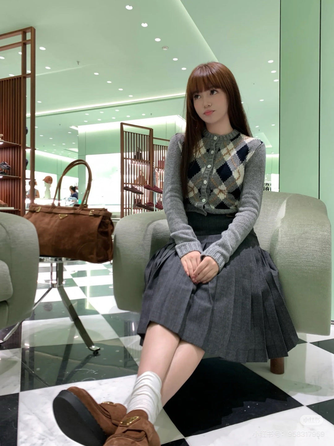 Pra 25fw knitted cardigan