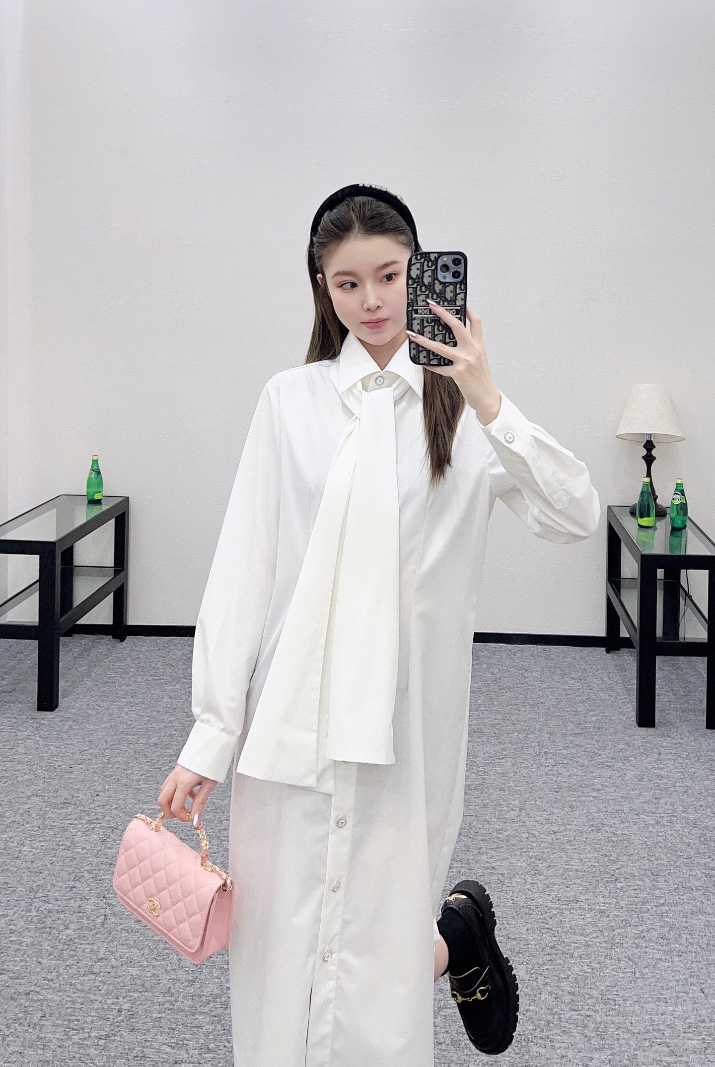 Chan 25fw shirt dress
