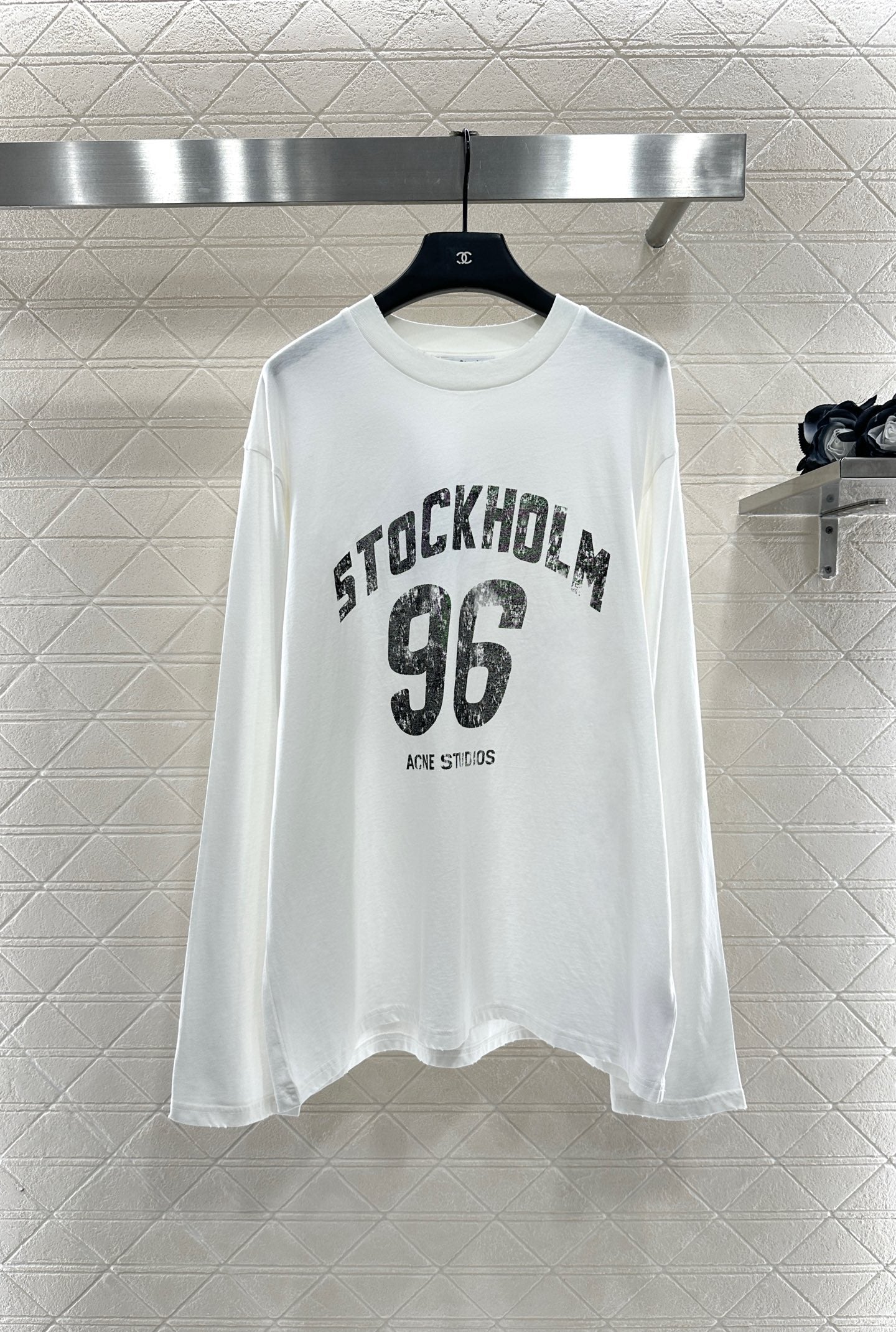 Acn 25fw printed shirt