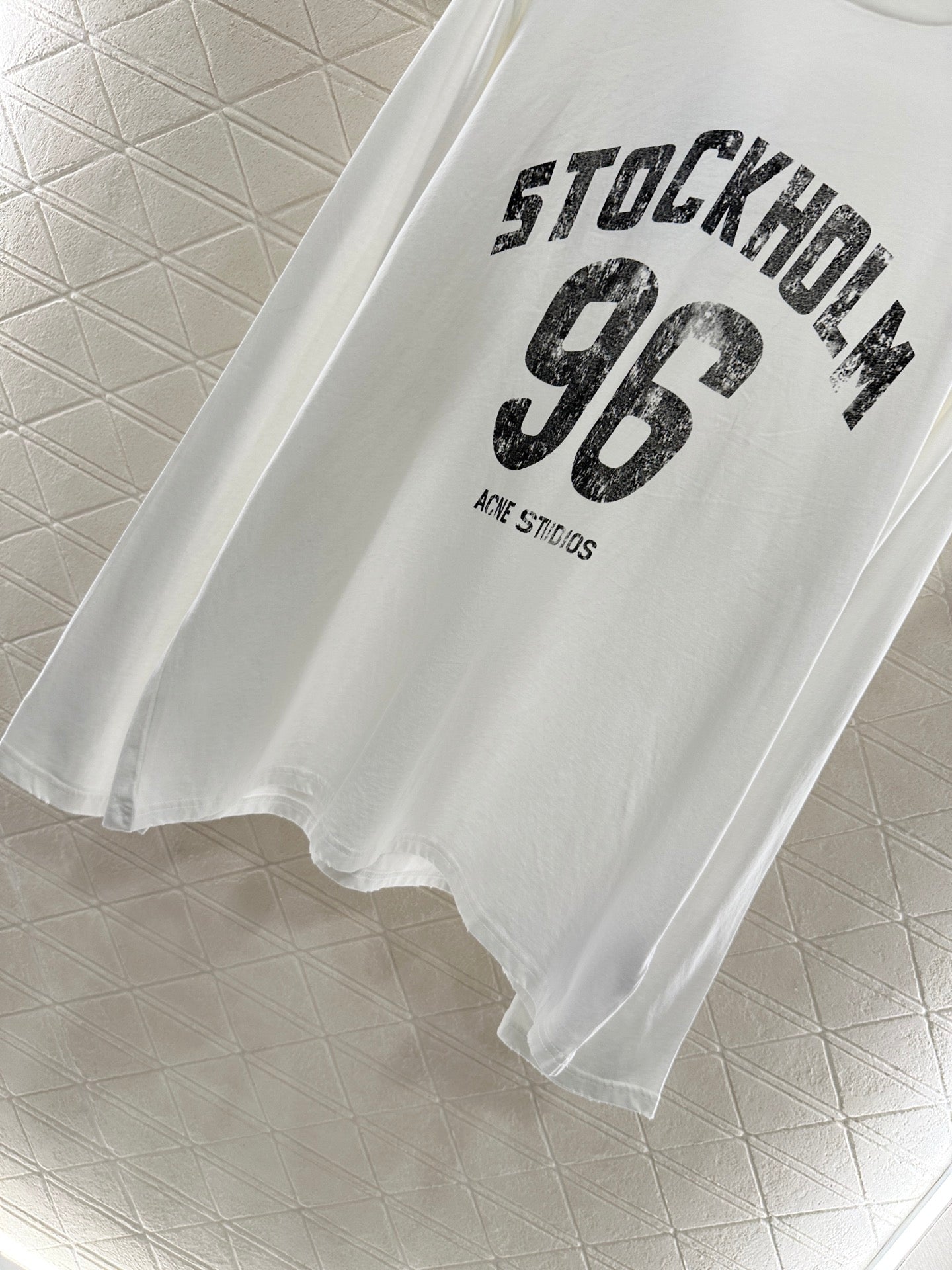 Acn 25fw printed shirt