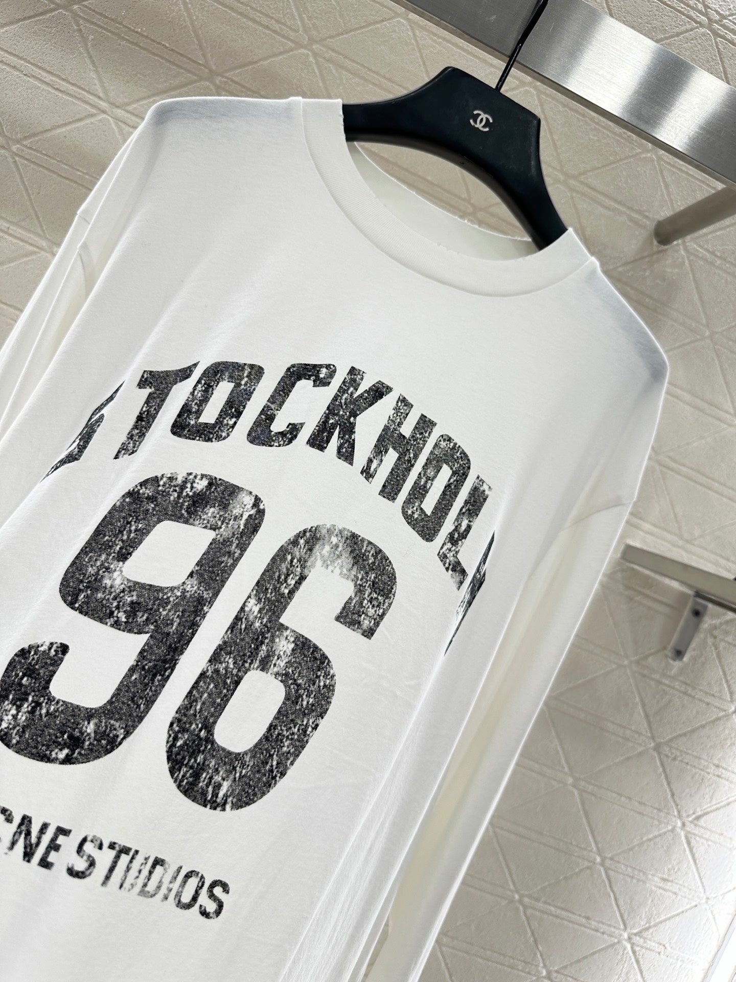 Acn 25fw printed shirt