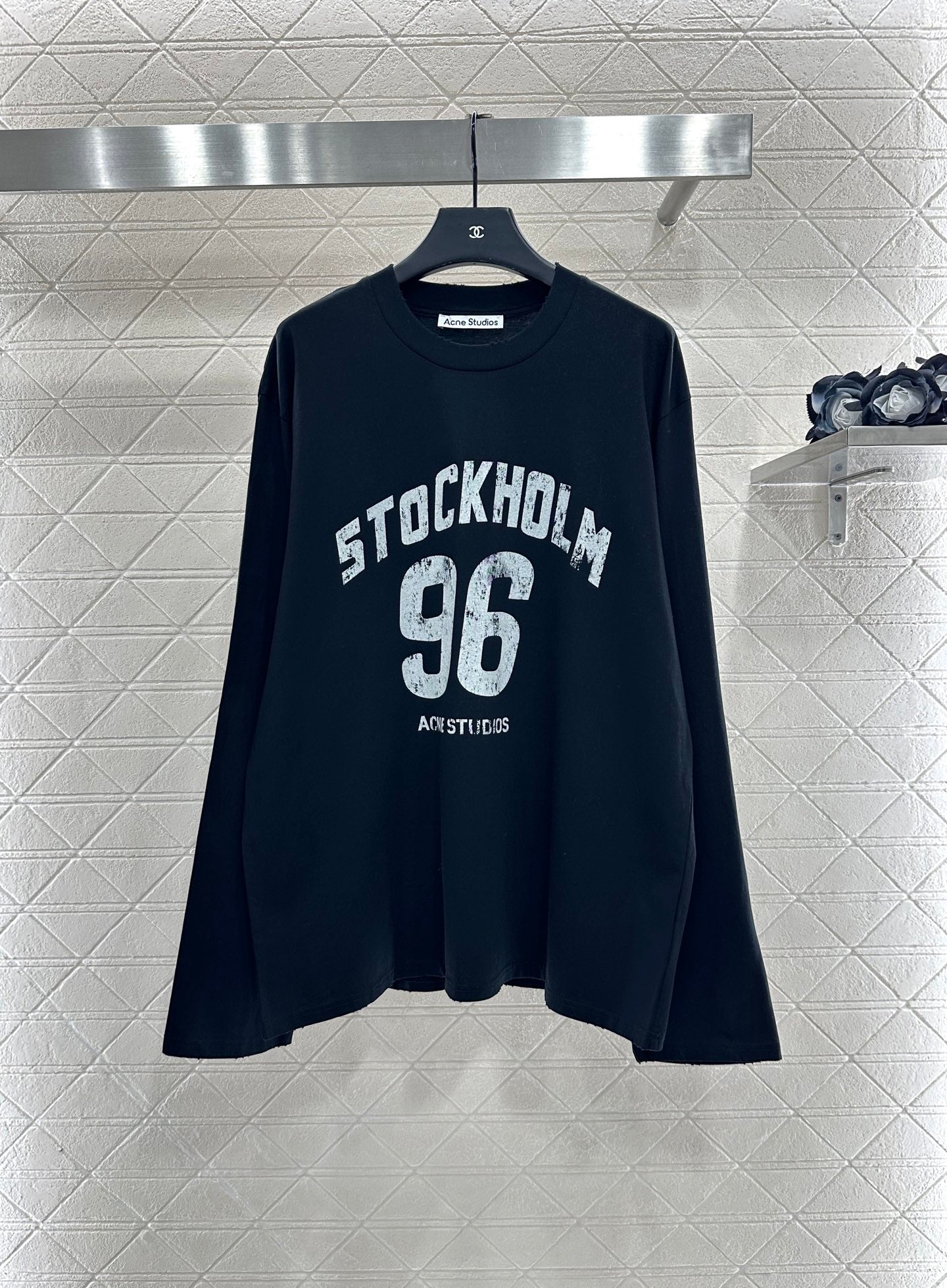 Acn 25fw printed shirt