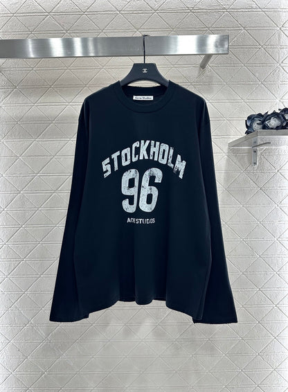 Acn 25fw printed shirt