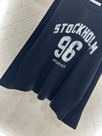 Acn 25fw printed shirt