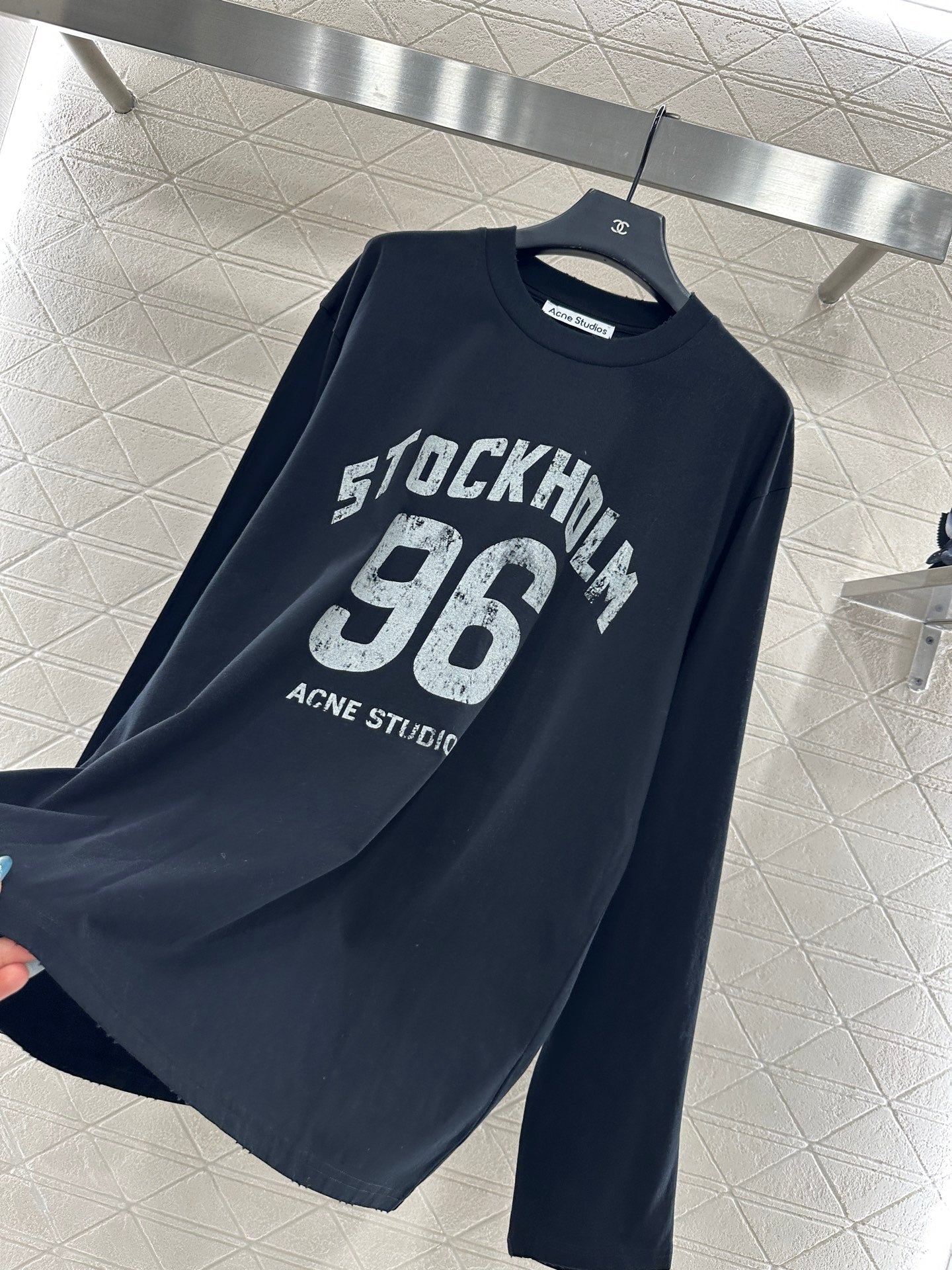 Acn 25fw printed shirt
