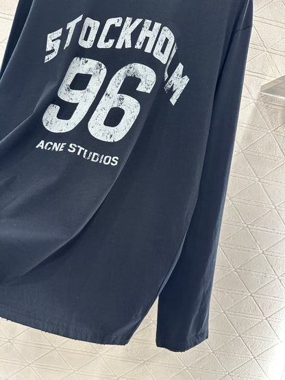 Acn 25fw printed shirt