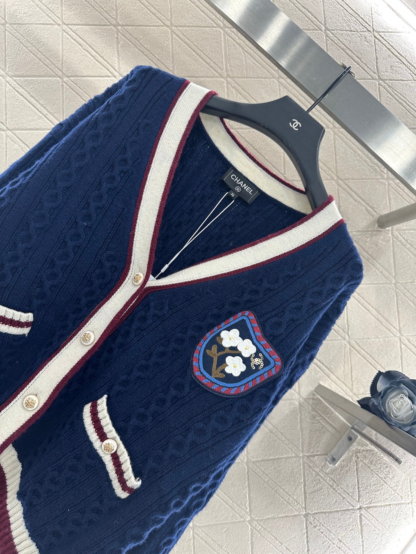 Chan 25fw knitted cardigan