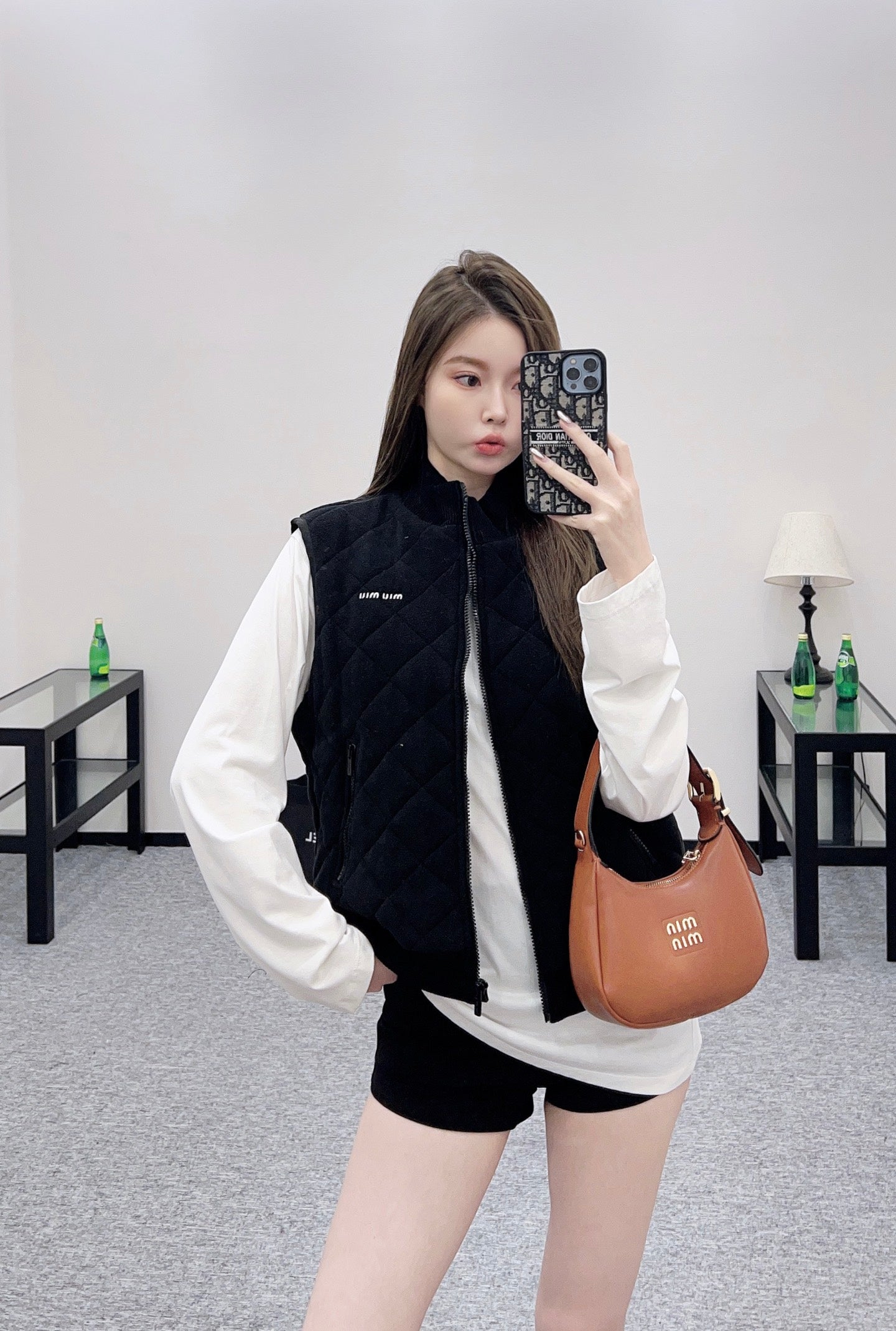 Miu 25fw all-match vest