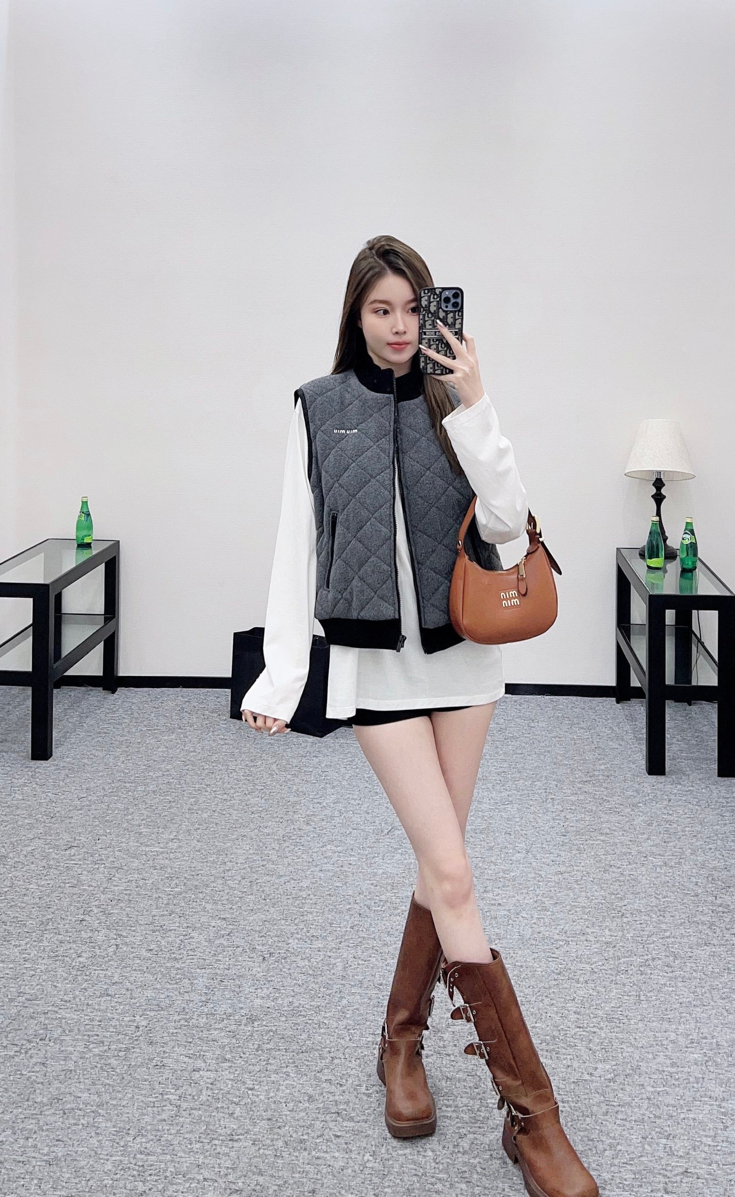 Miu 25fw all-match vest