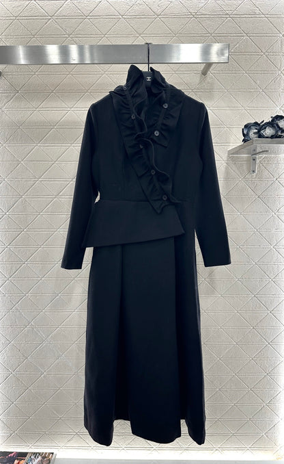 CD 25fw ruffled dress