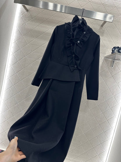 CD 25fw ruffled dress