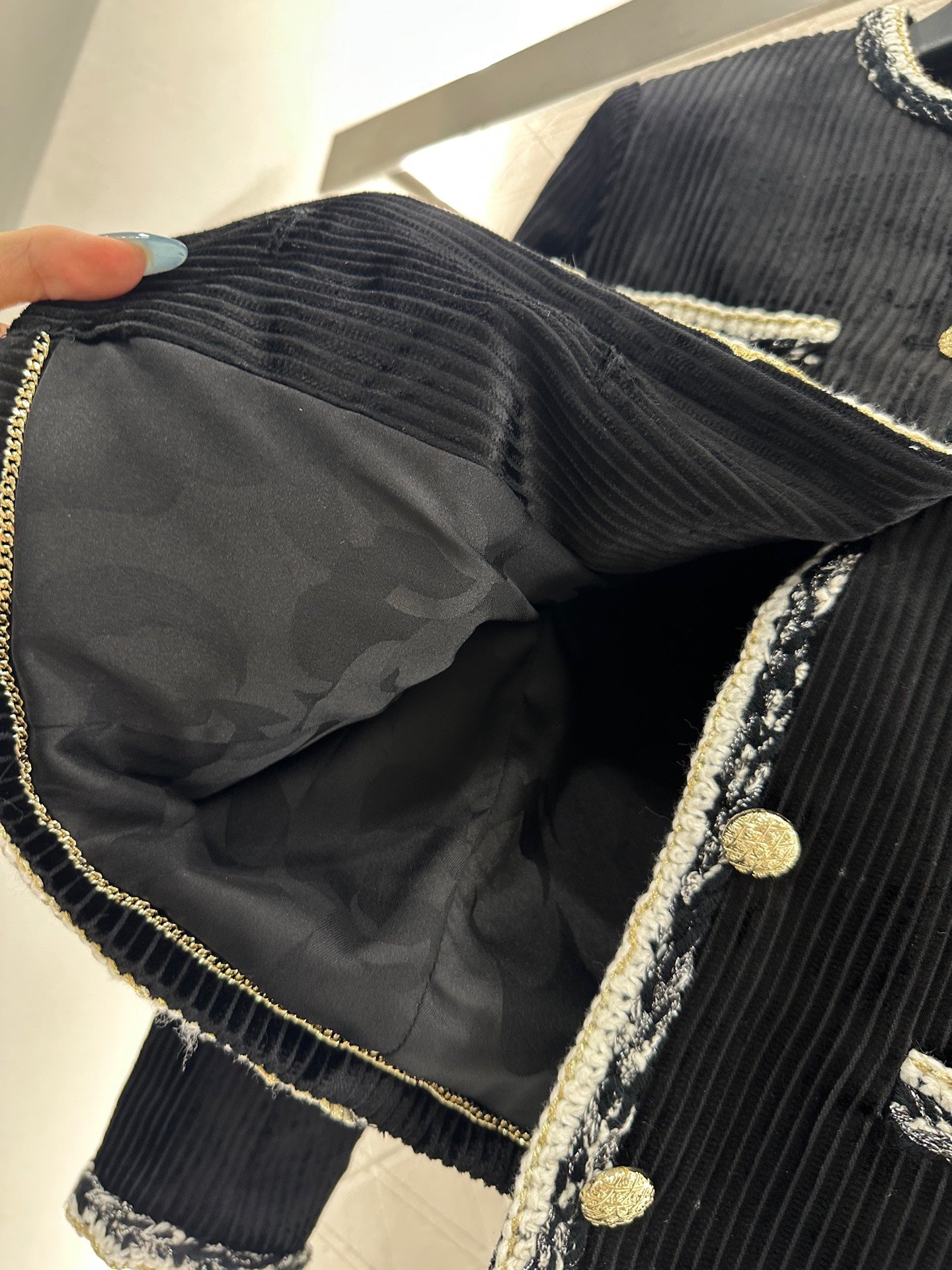 Chan 25fw jacquard jacket