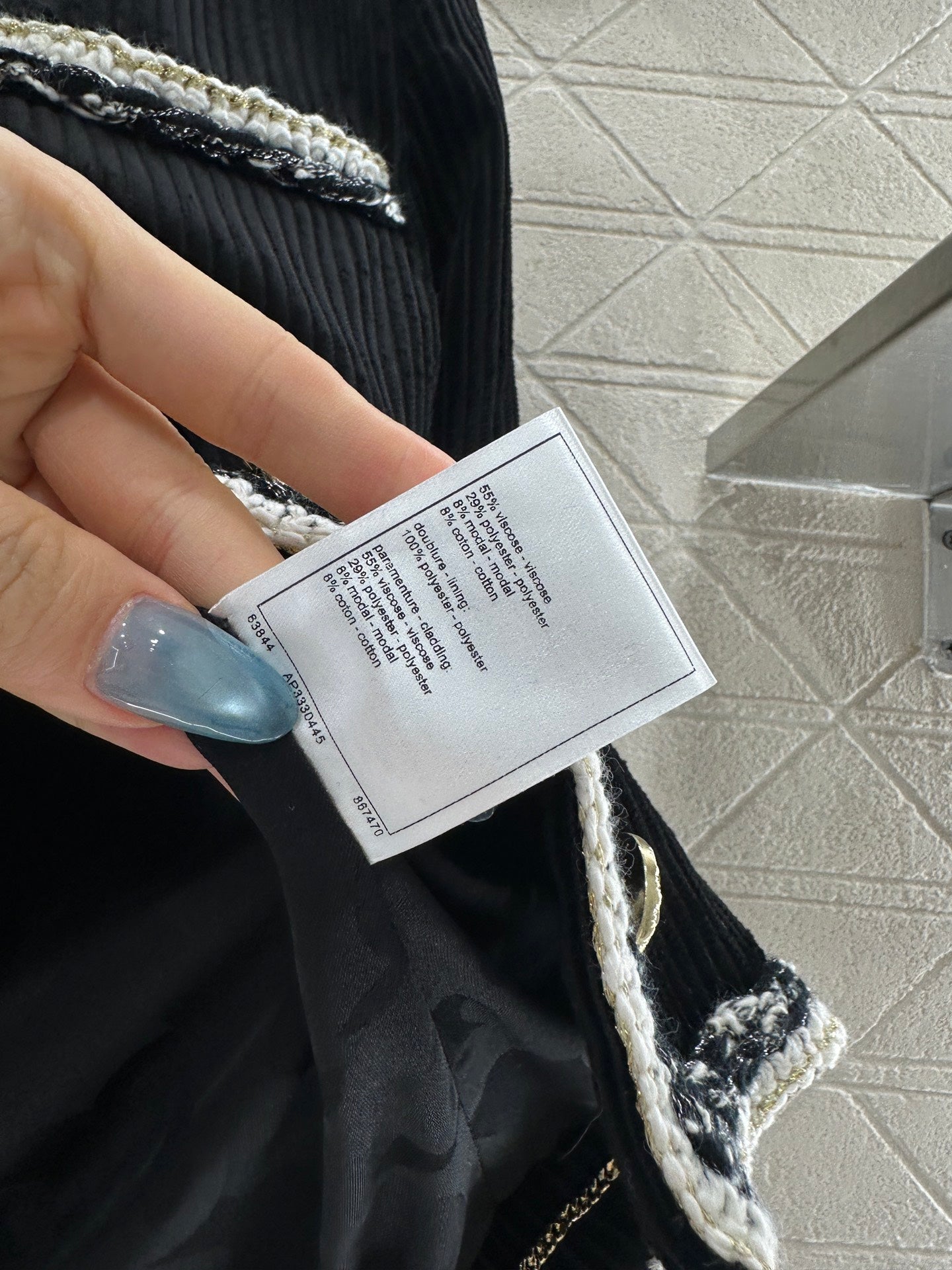 Chan 25fw jacquard jacket