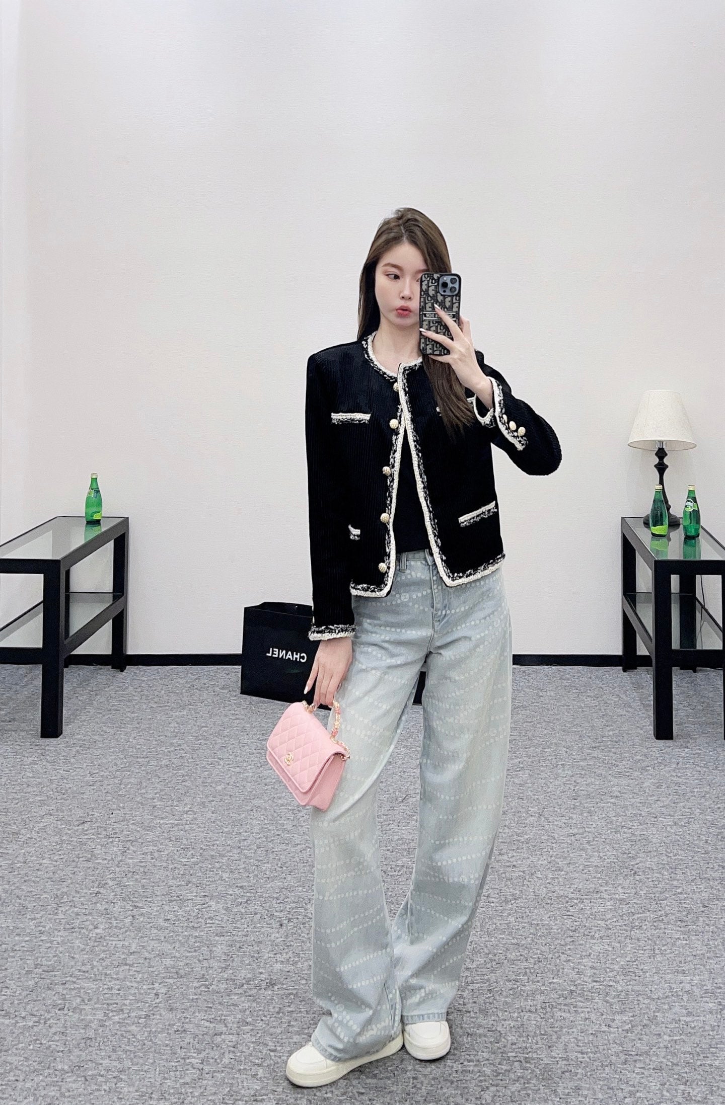 Chan 25fw jacquard jacket