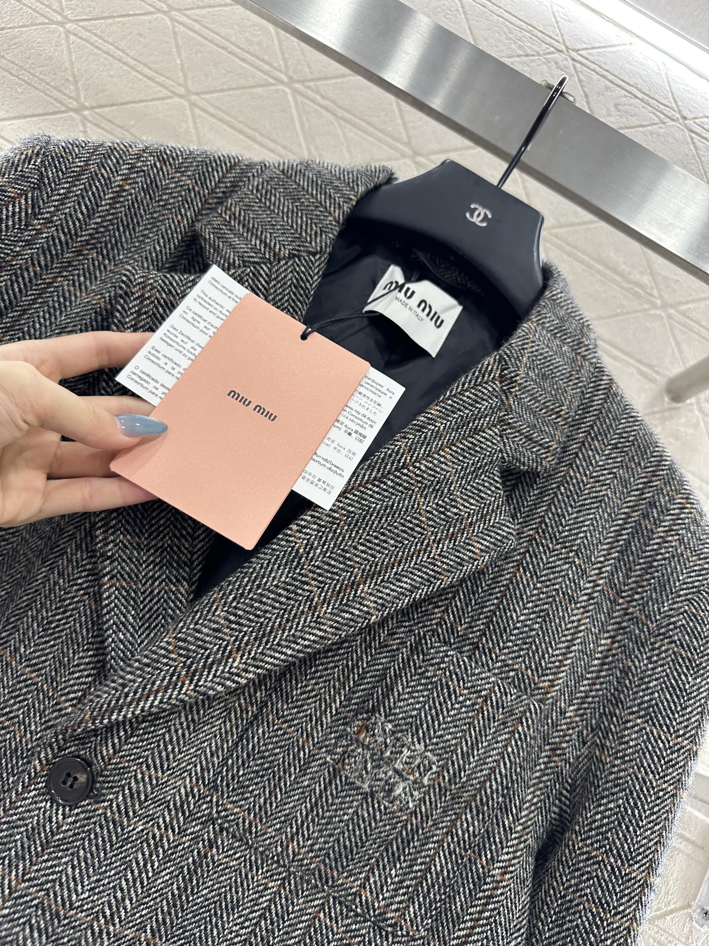 Miu 25fw all-match coat