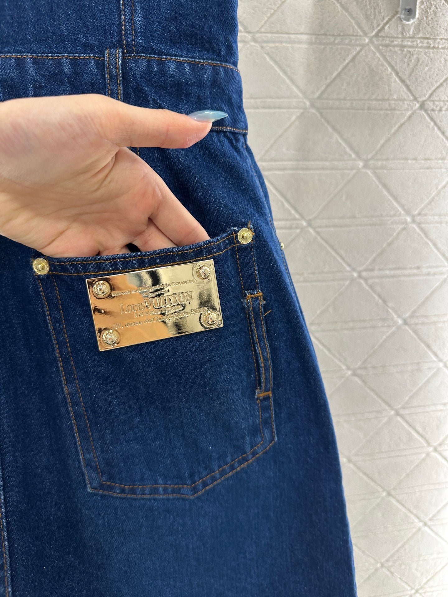 Louis 25fw denim dress