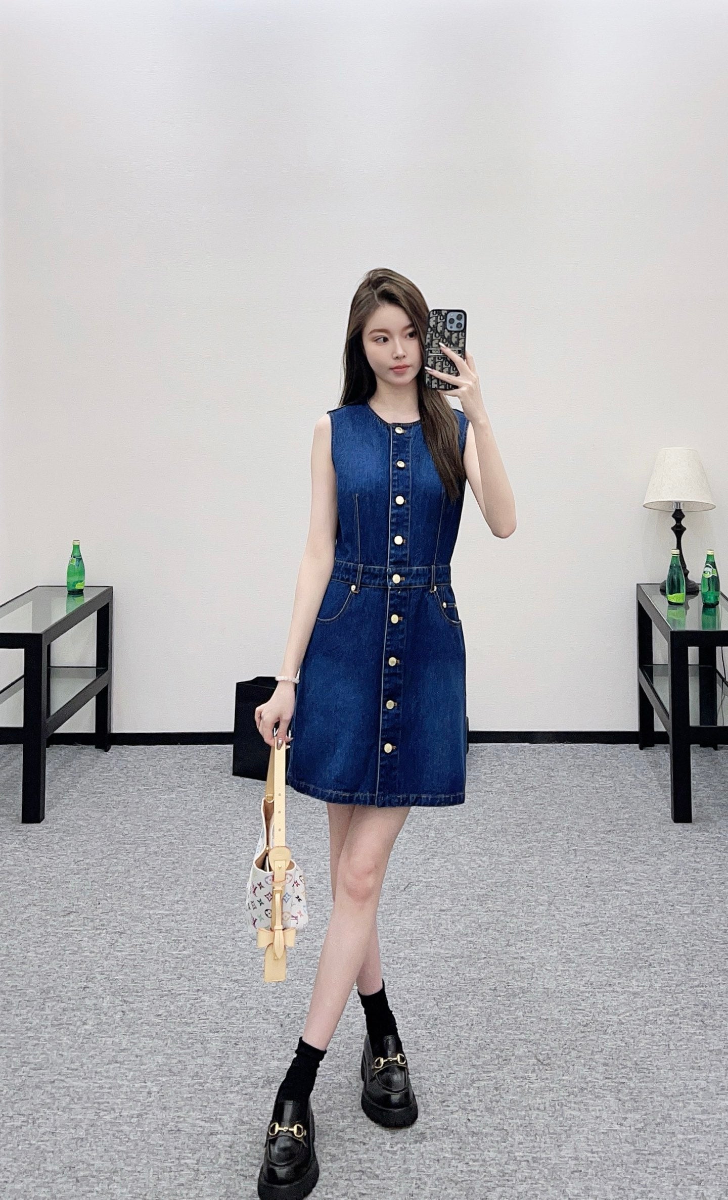 Louis 25fw denim dress