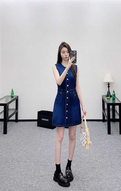 Louis 25fw denim dress