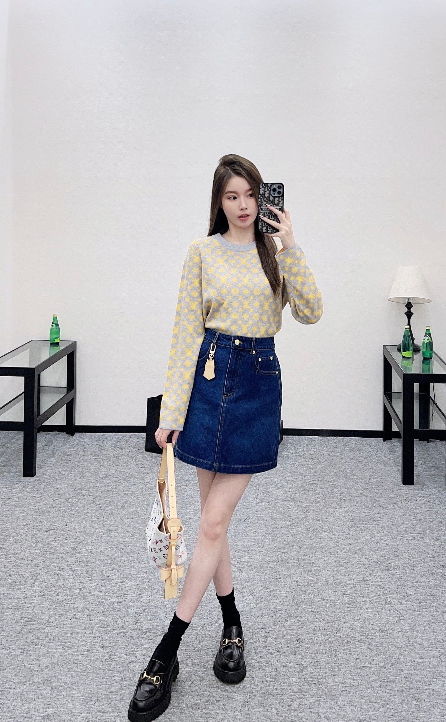 Louis 25fw leisure skirts