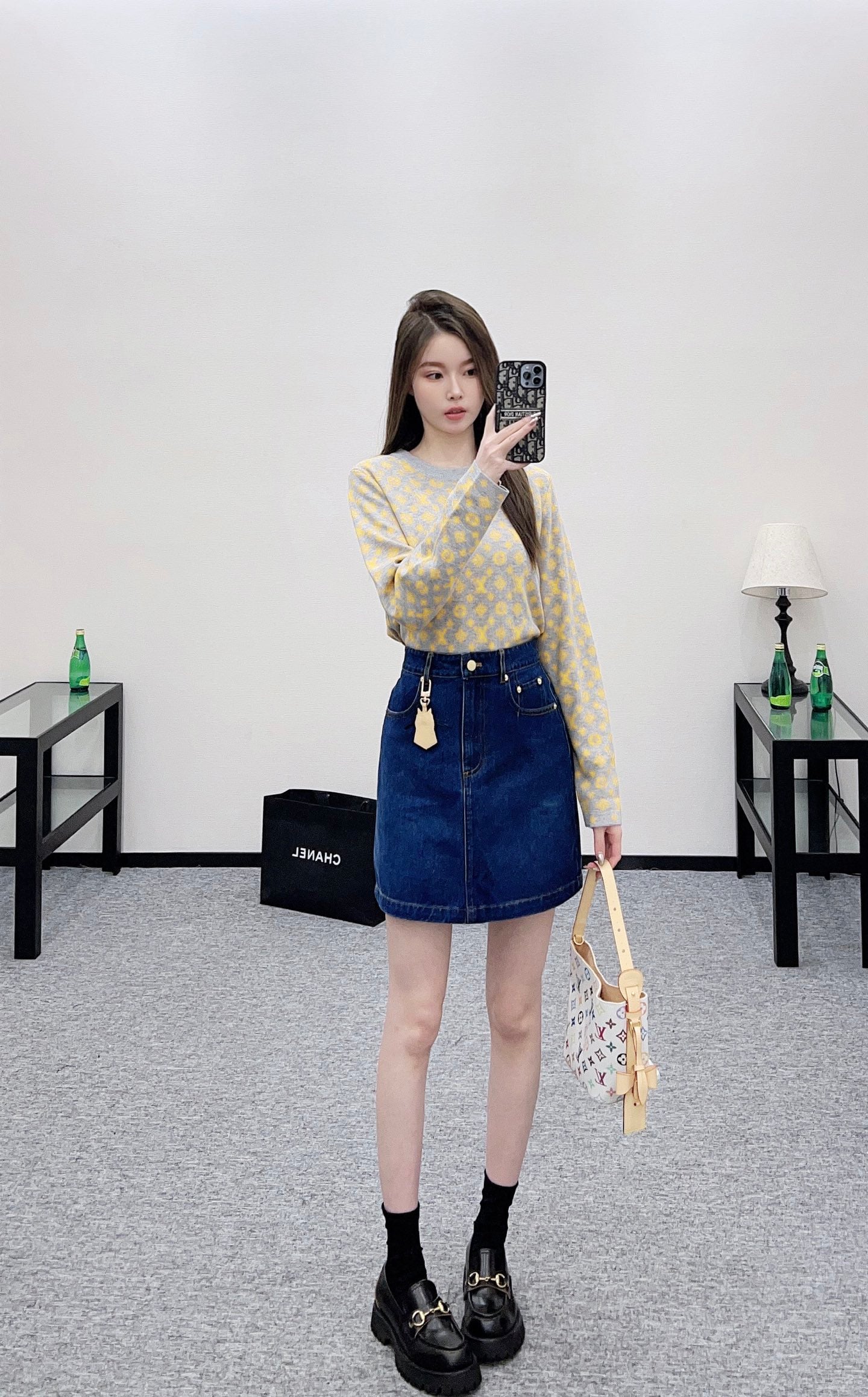 Louis 25fw leisure skirts