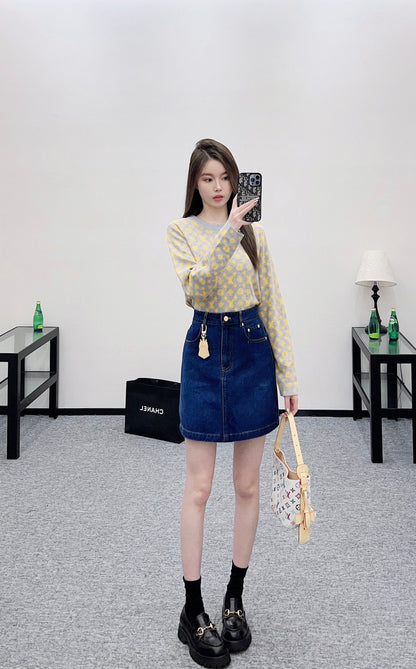 Louis 25fw leisure skirts