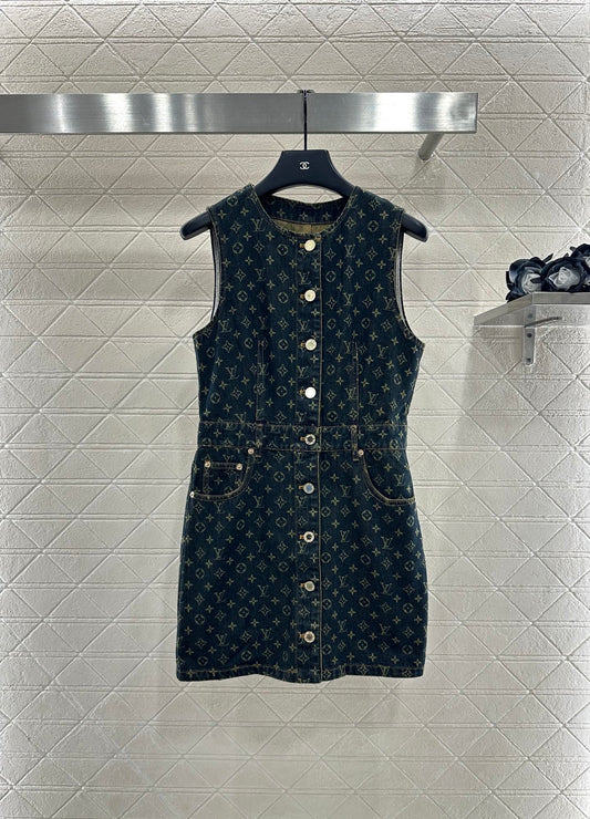Louis 25fw denin dress