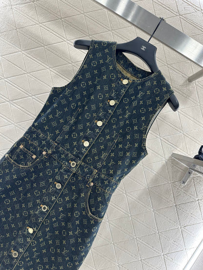 Louis 25fw denin dress