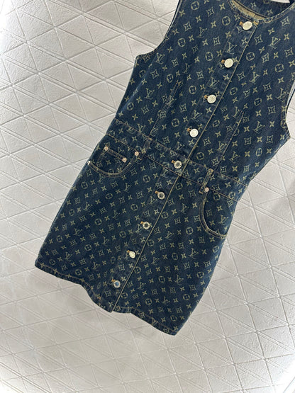 Louis 25fw denin dress