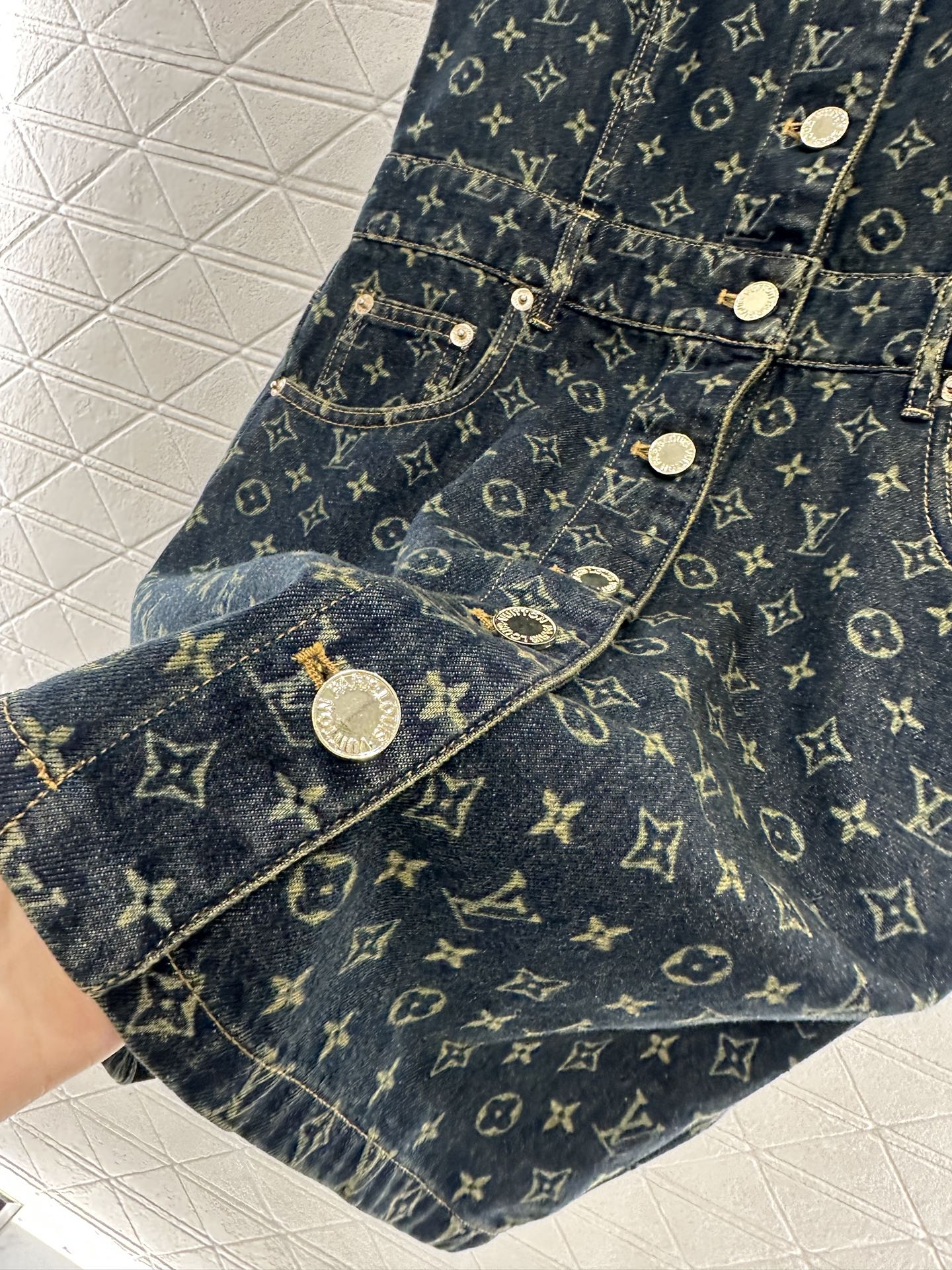 Louis 25fw denin dress