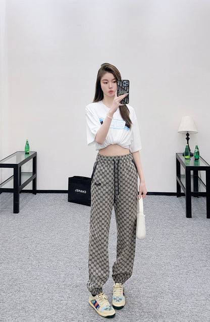 Guc 25fw jacquard pants