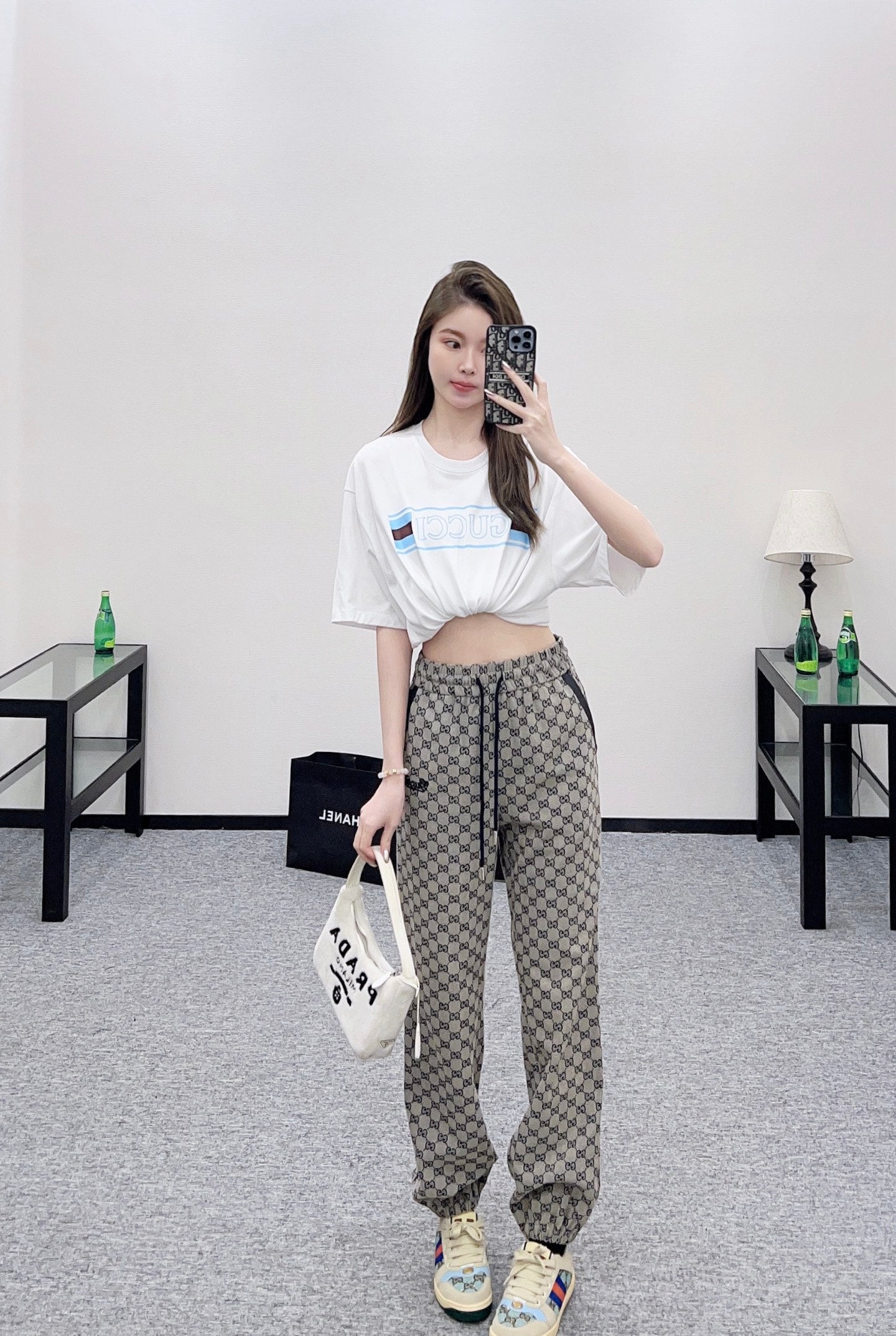Guc 25fw jacquard pants