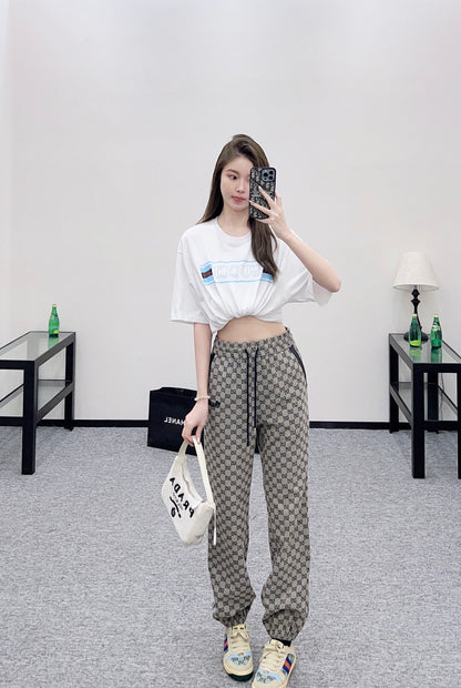 Guc 25fw jacquard pants