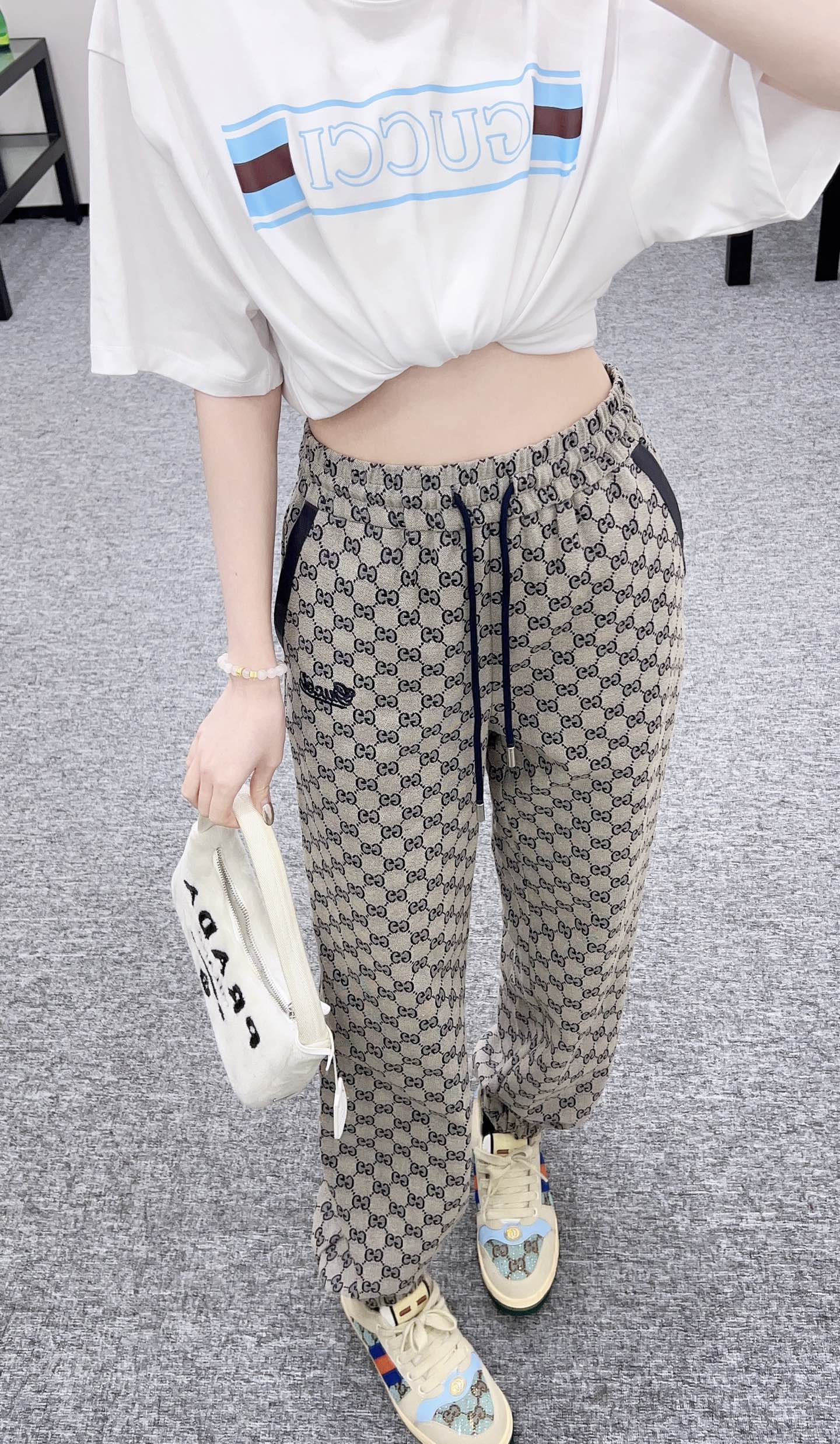 Guc 25fw jacquard pants