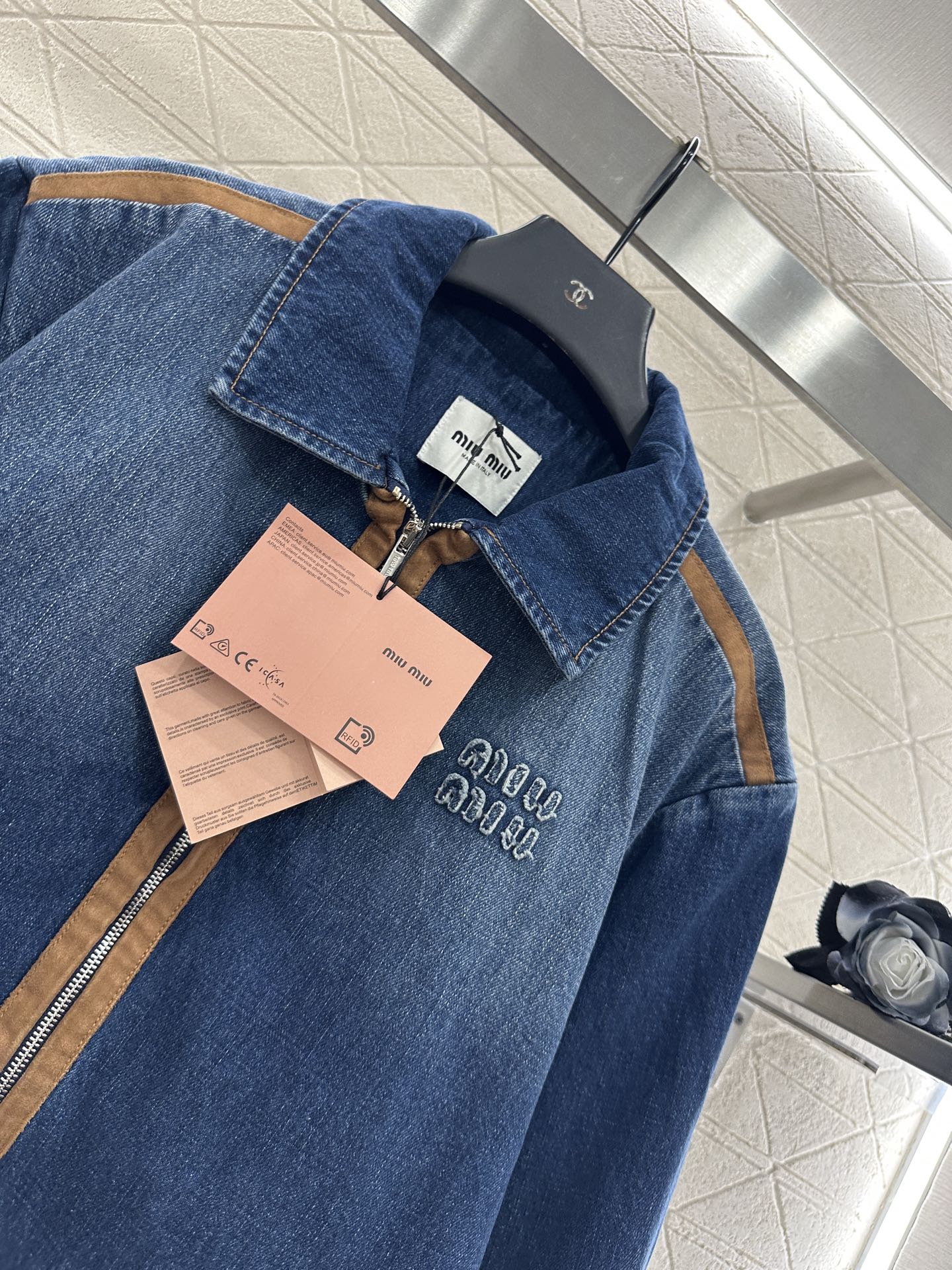 Miu 25fw denin jacket