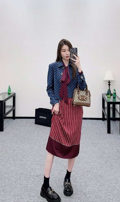 Guc 25fw jacquard jacket