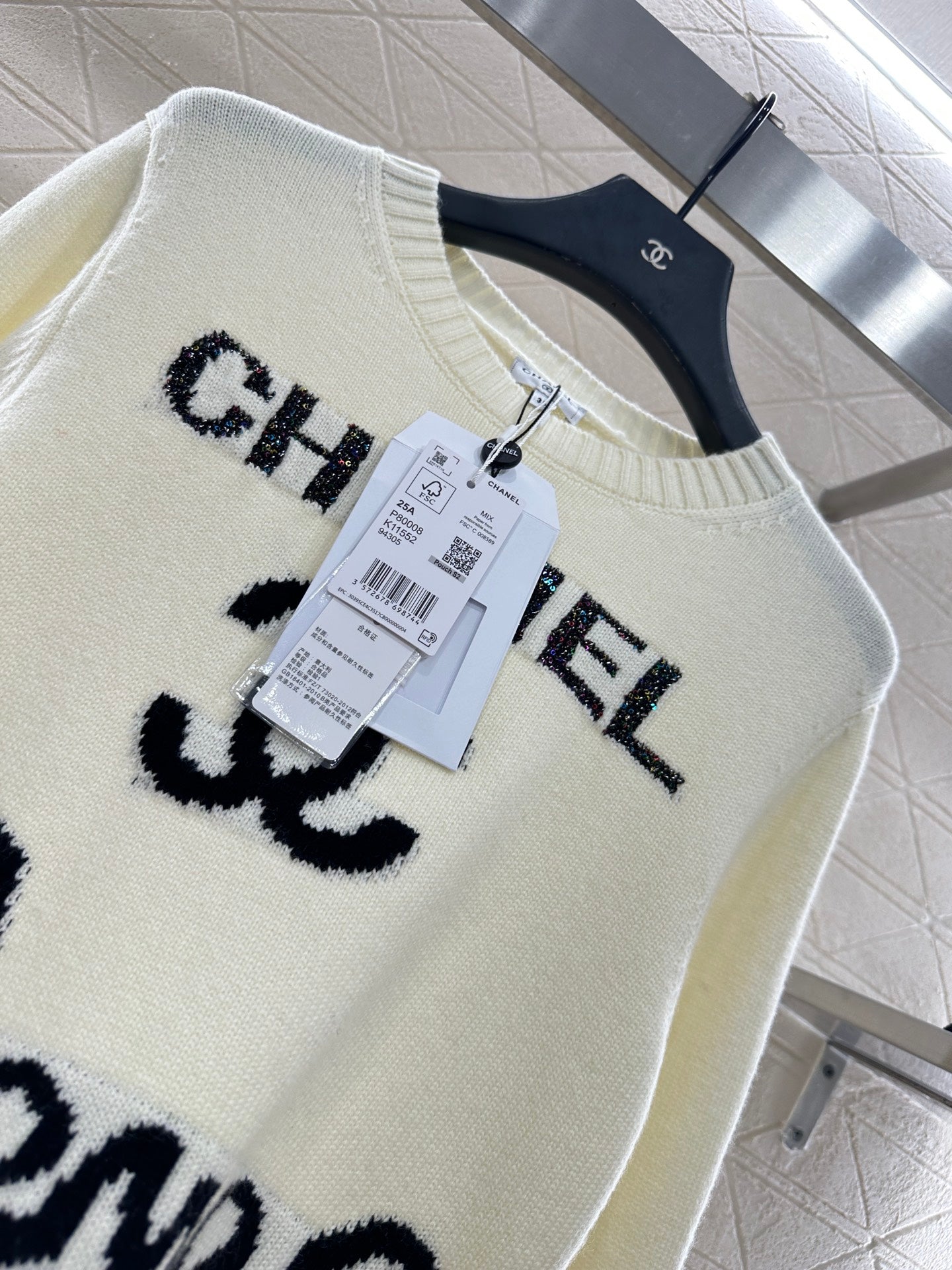 Chan 25fw knitted shirt