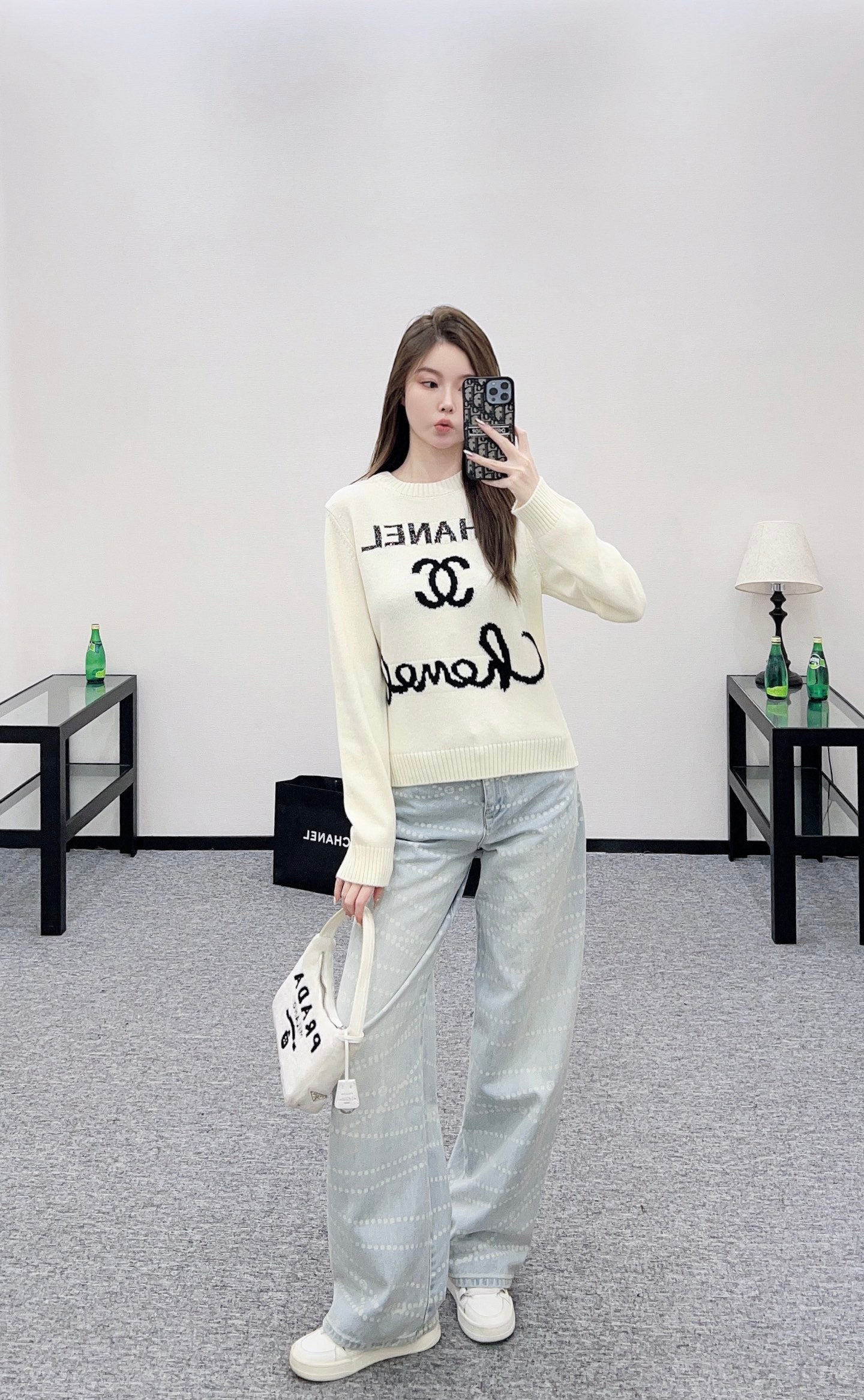 Chan 25fw knitted shirt