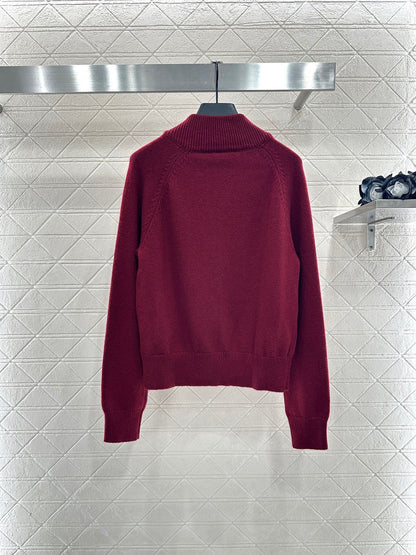 Miu 25fw knitted jacket
