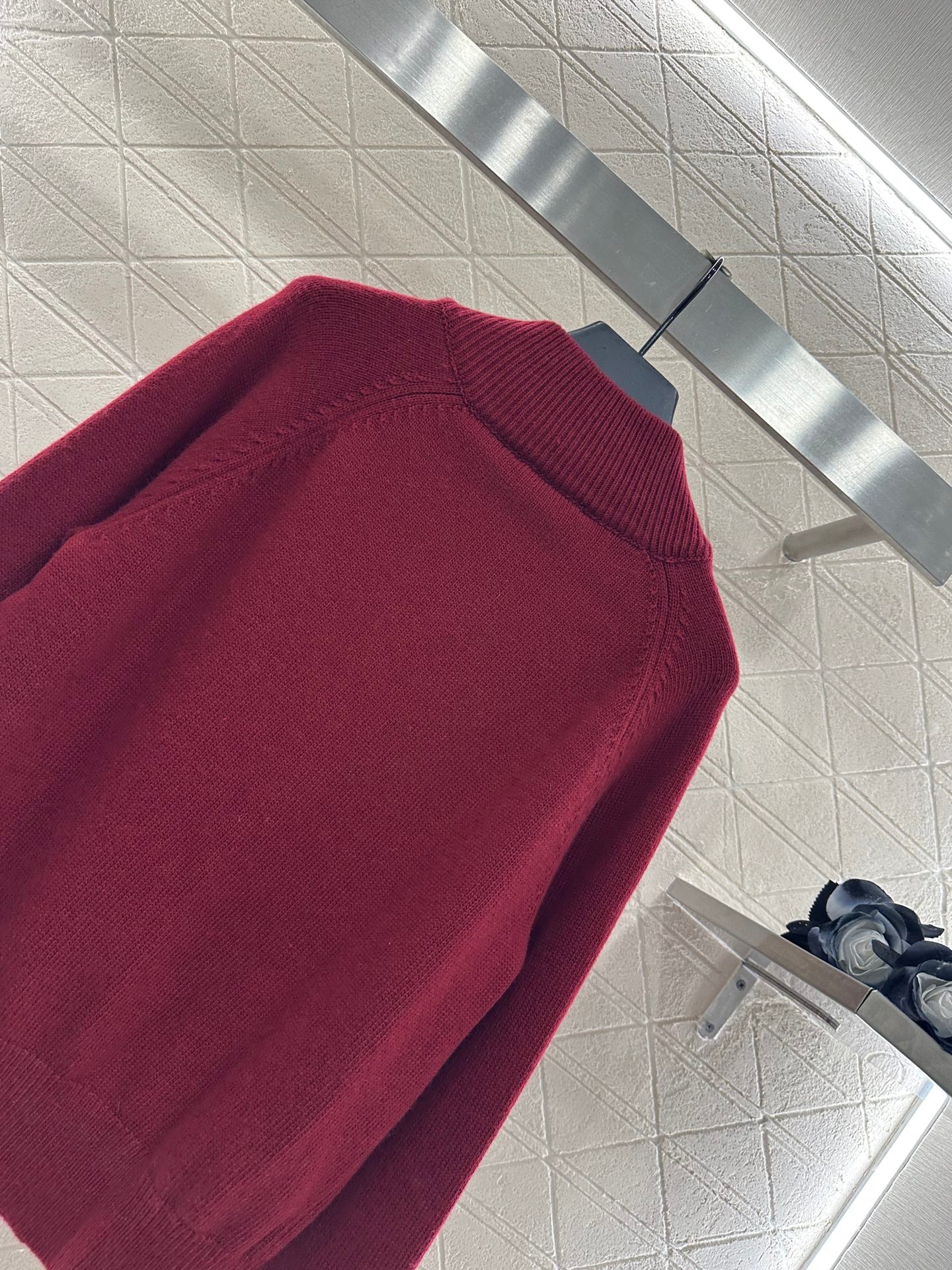 Miu 25fw knitted jacket