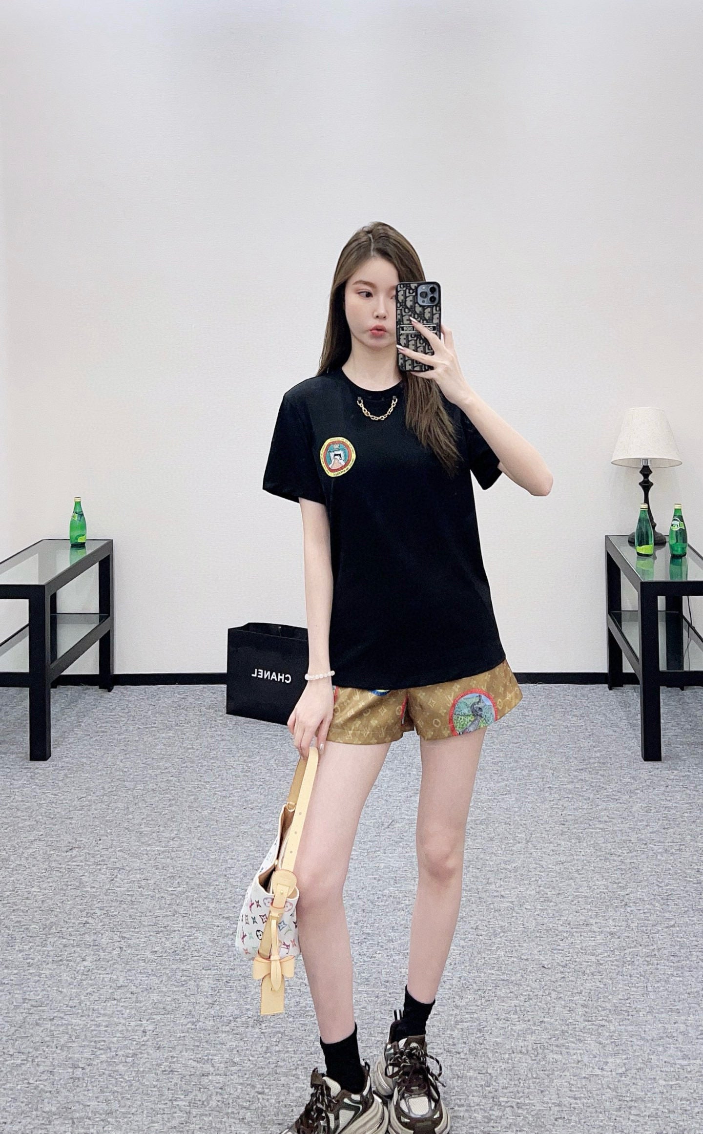 Louis 25fw printed t-shirt