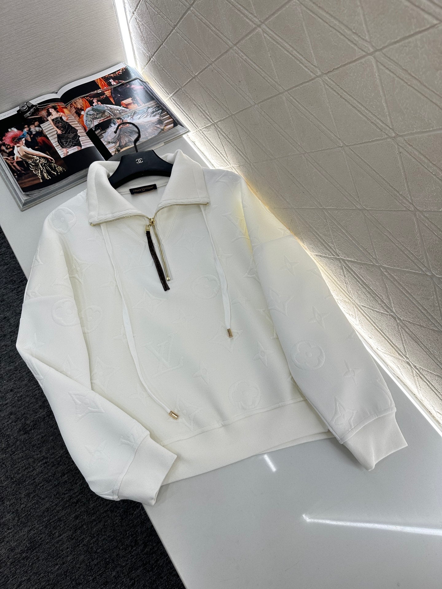 Louis 25fw jacquard hoodie